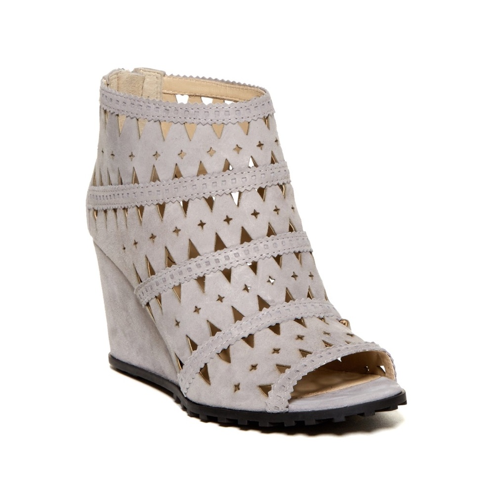 Latanya Suede Wedge Bootie
